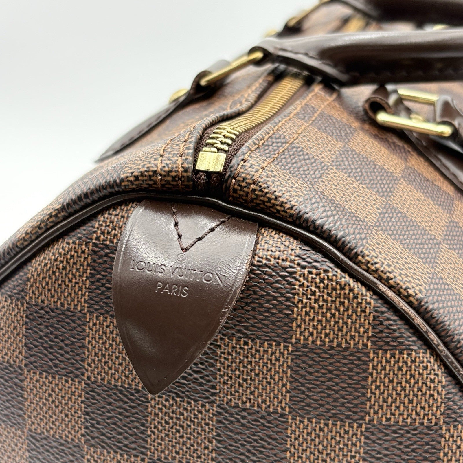 Louis Vuitton Speedy Bandouliere 35 Bag ' Damier Ebene '