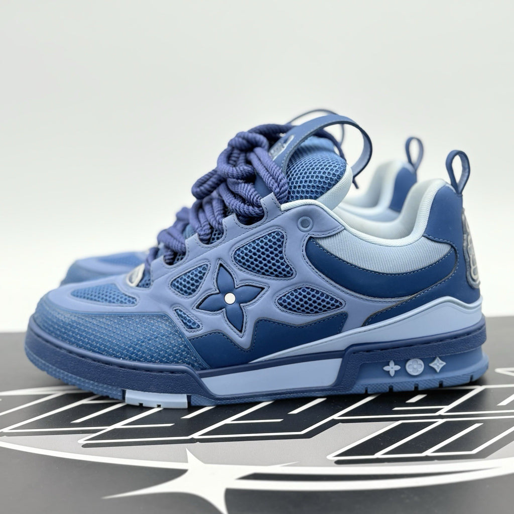 Size 9 LV (10-10.5 US) Louis Vuitton Skate ' Blue Light Blue ' | SUPER CLEAN!