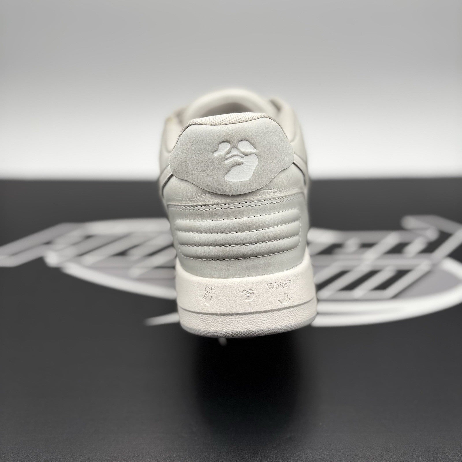 Size 43 (10 US) Off-White Out of Office ' Grey White ' | GREAT CONDITION!