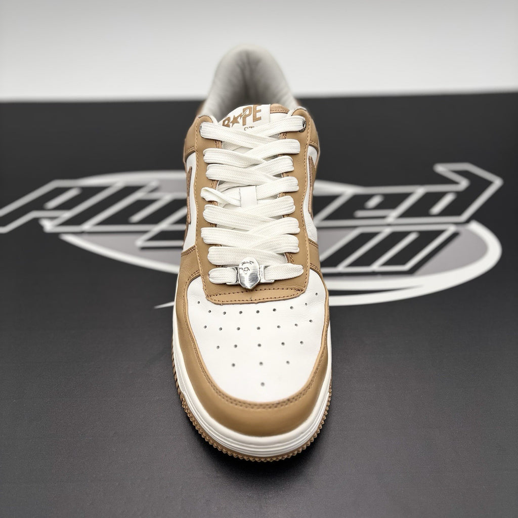 Size 10 - A Bathing Ape Bape Sta ' White Beige ' | GREAT CONDITION!