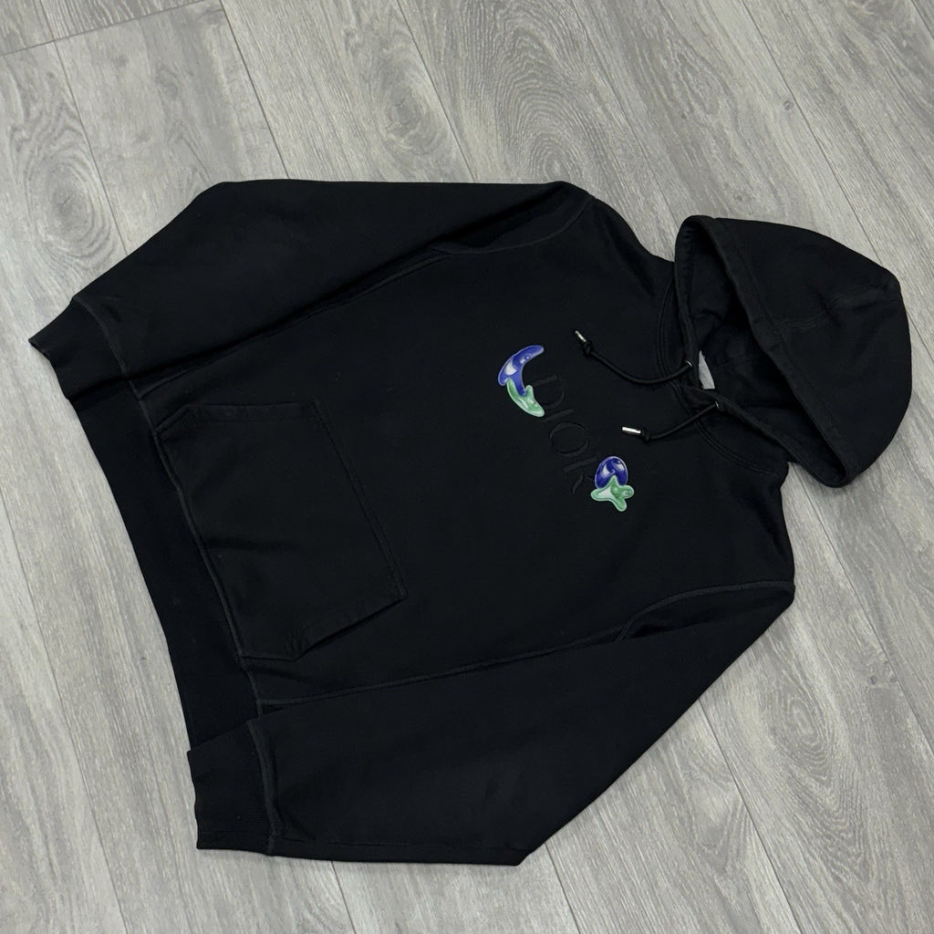 Size Medium - Christian Dior x Kenny Scharf Hoodie ' Black ' | GREAT COND!