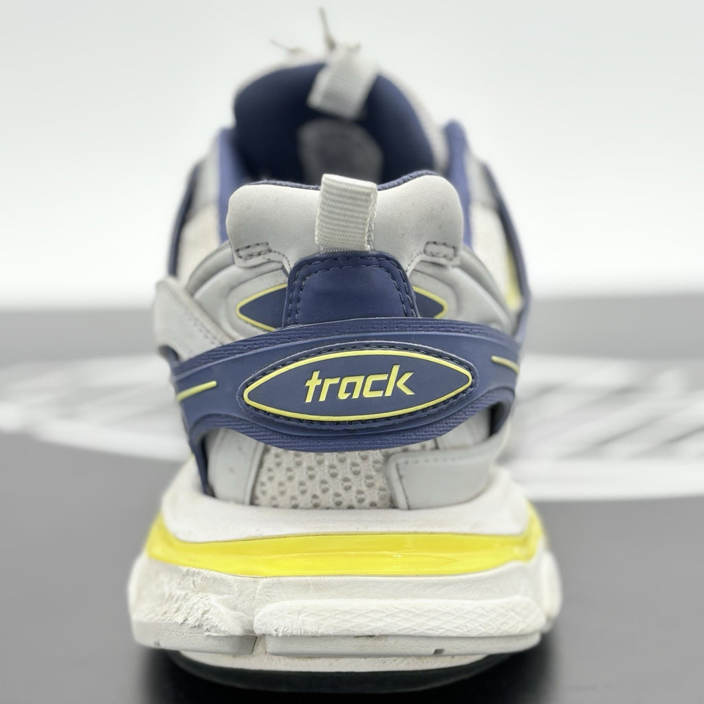 Size 41 (8 US) - Balenciaga Track ' Grey Navy Yellow ' | GREAT CONDITION!