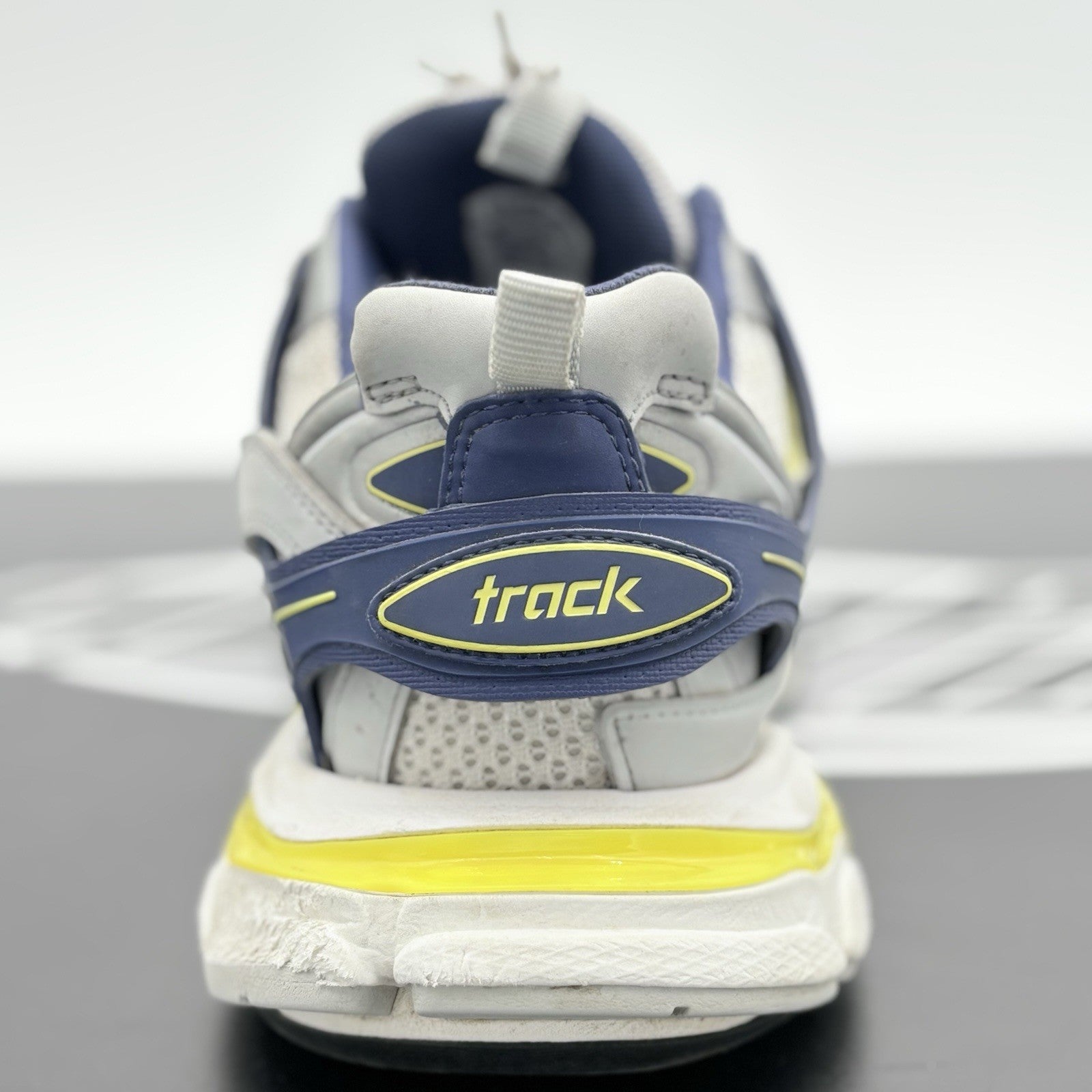 Size 41 (8 US) - Balenciaga Track ' Grey Navy Yellow ' | GREAT CONDITION!