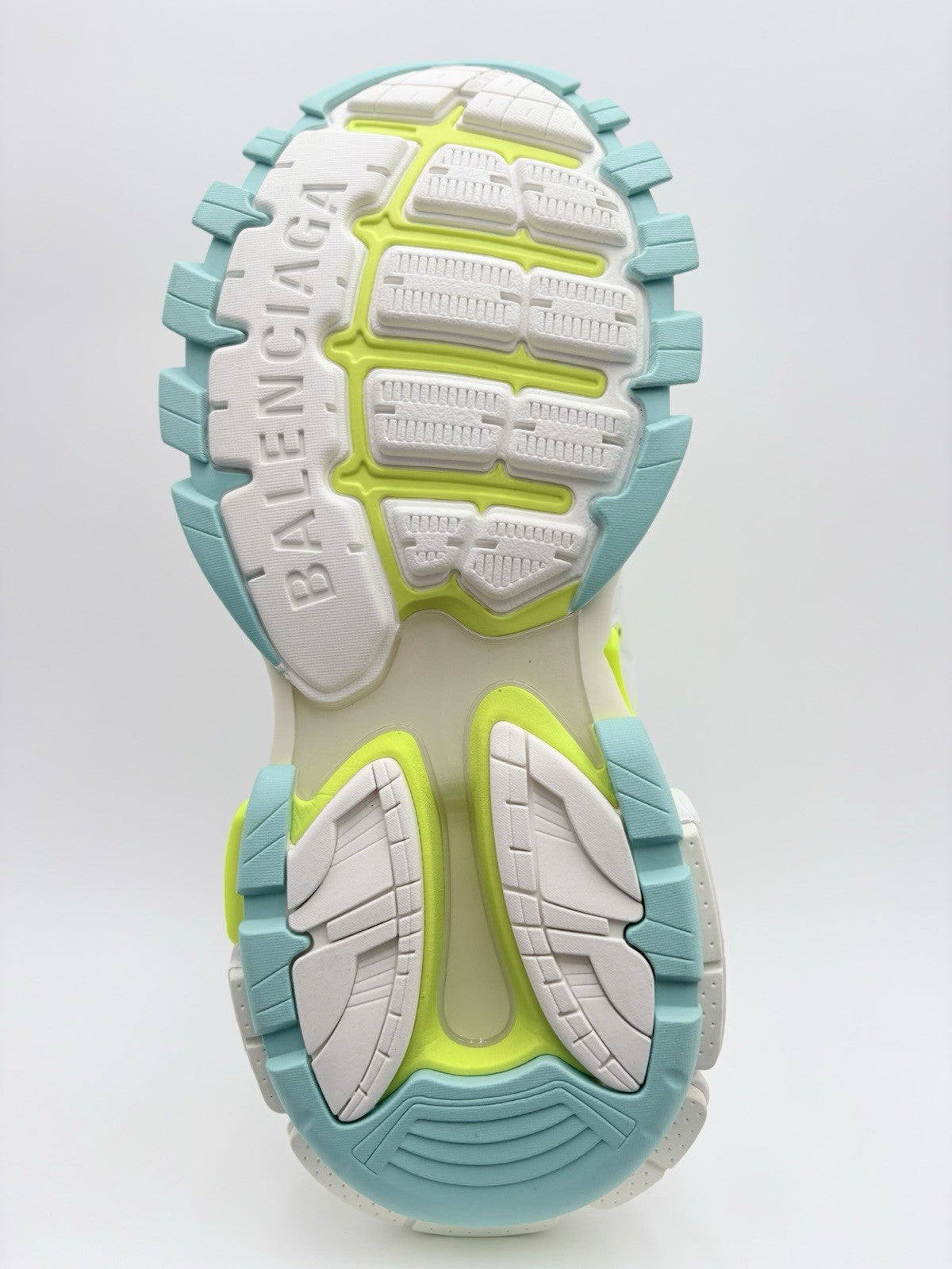 Size 44 (11 US) - Balenciaga Track ' White Yellow Blue ' | BRAND NEW!