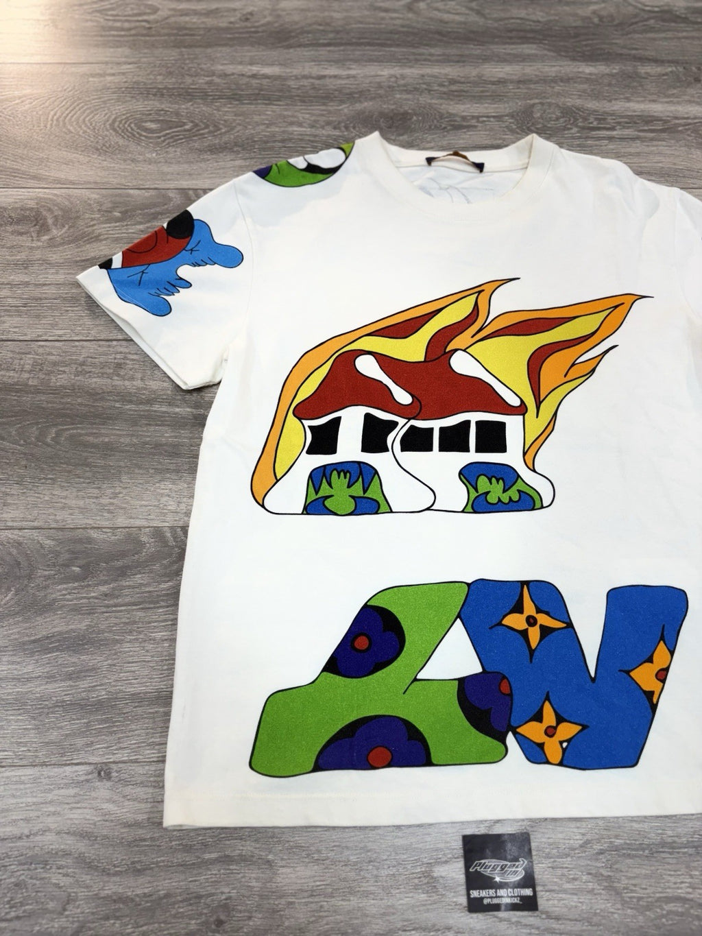 Size Small - Louis Vuitton Cartoon Short Sleeve T-Shirt ' White ' | EXCELLENT!