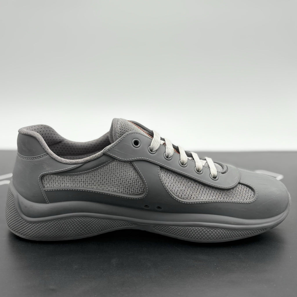 Size 43 (10 US) Prada America's Cup Soft Rubber ' Grey ' | GREAT CONDITION!