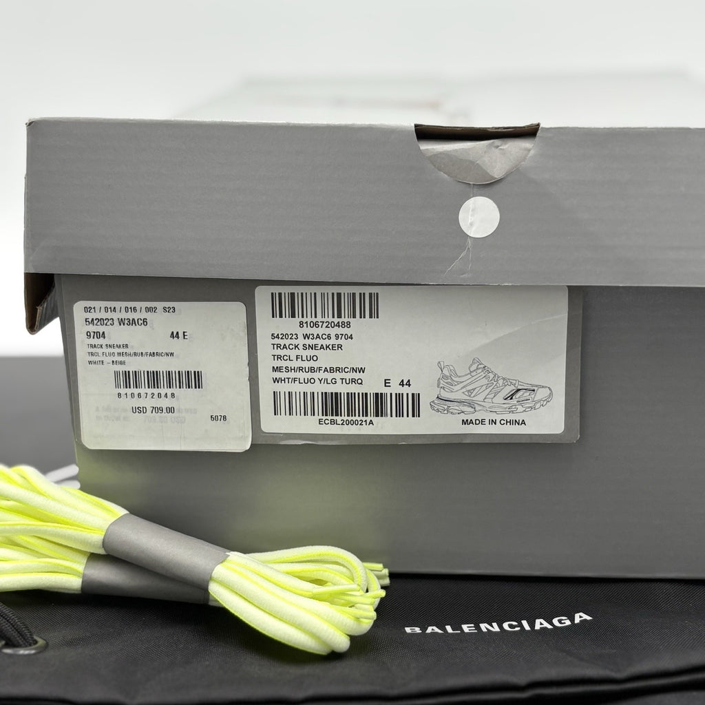 Size 44 (11 US) - Balenciaga Track ' White Yellow Blue ' | BRAND NEW!