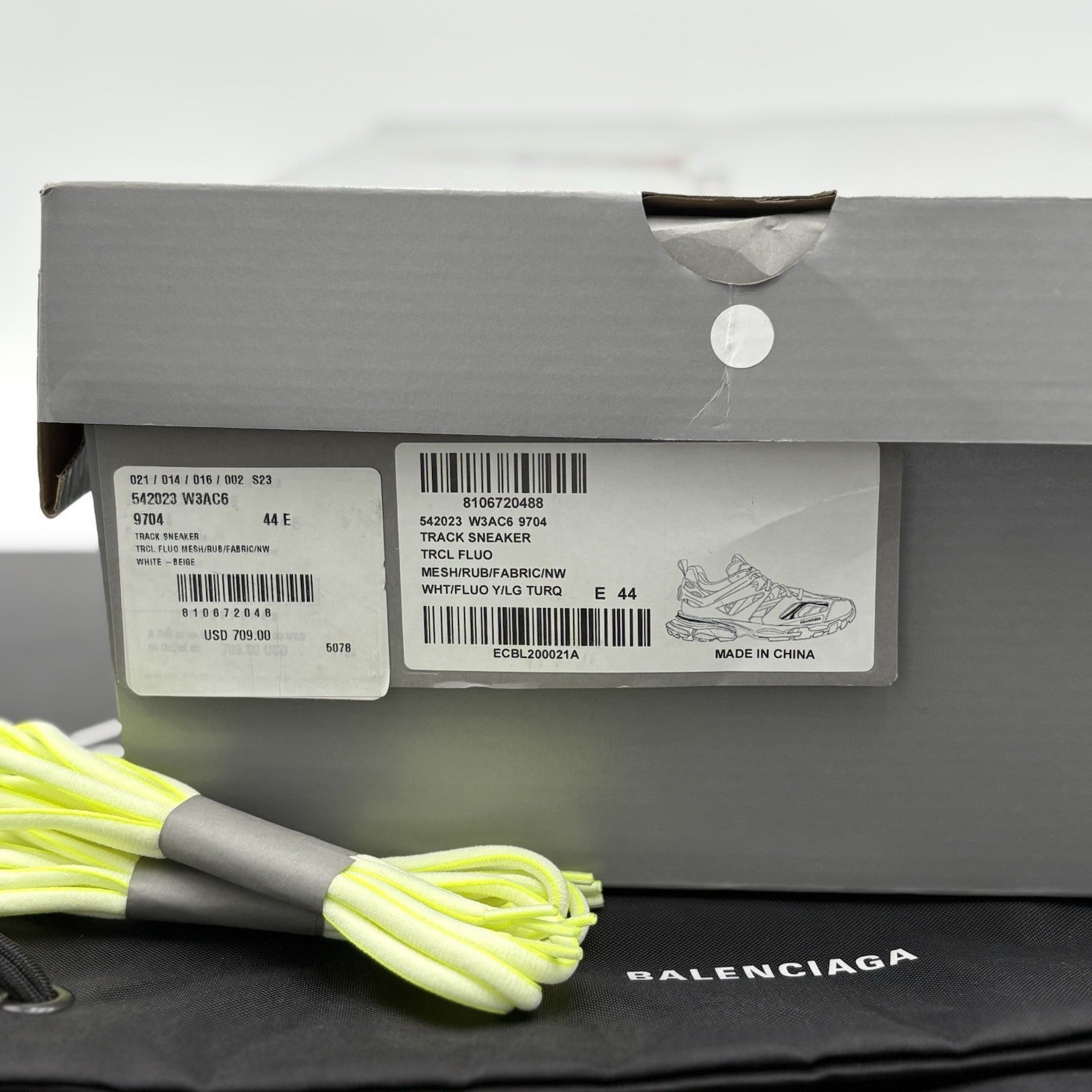 Size 44 (11 US) - Balenciaga Track ' White Yellow Blue ' | BRAND NEW!