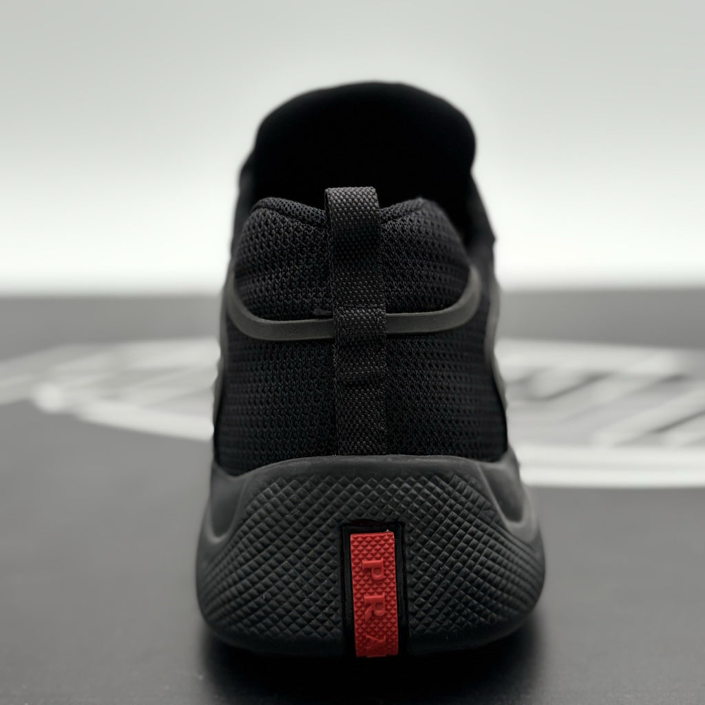 Size 7 UK (8 US) - Prada Americas Cup Sneakers ' Black ' | BRAND NEW!