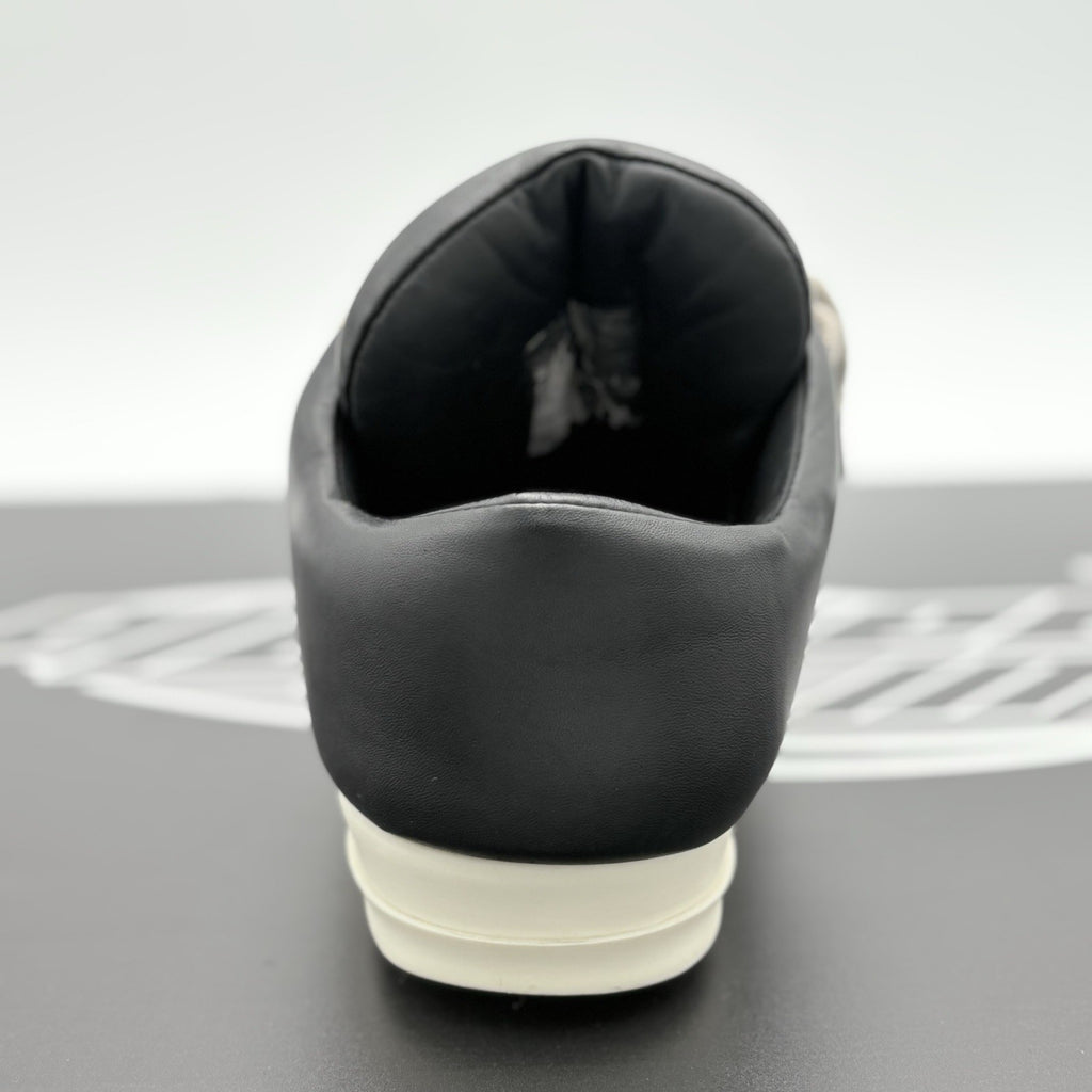 Size 44 (11 US) - Rick Owens Jumbo Lace Puffer Low ' Black Milk ' | GREAT COND!
