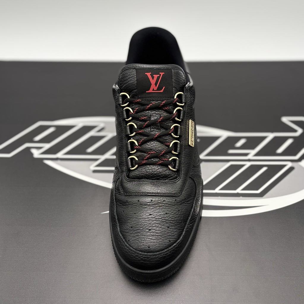 Size 9 LV (10-10.5 US) - Louis Vuitton Hardware Calfskin Trainer ‘ Black, Gold ‘