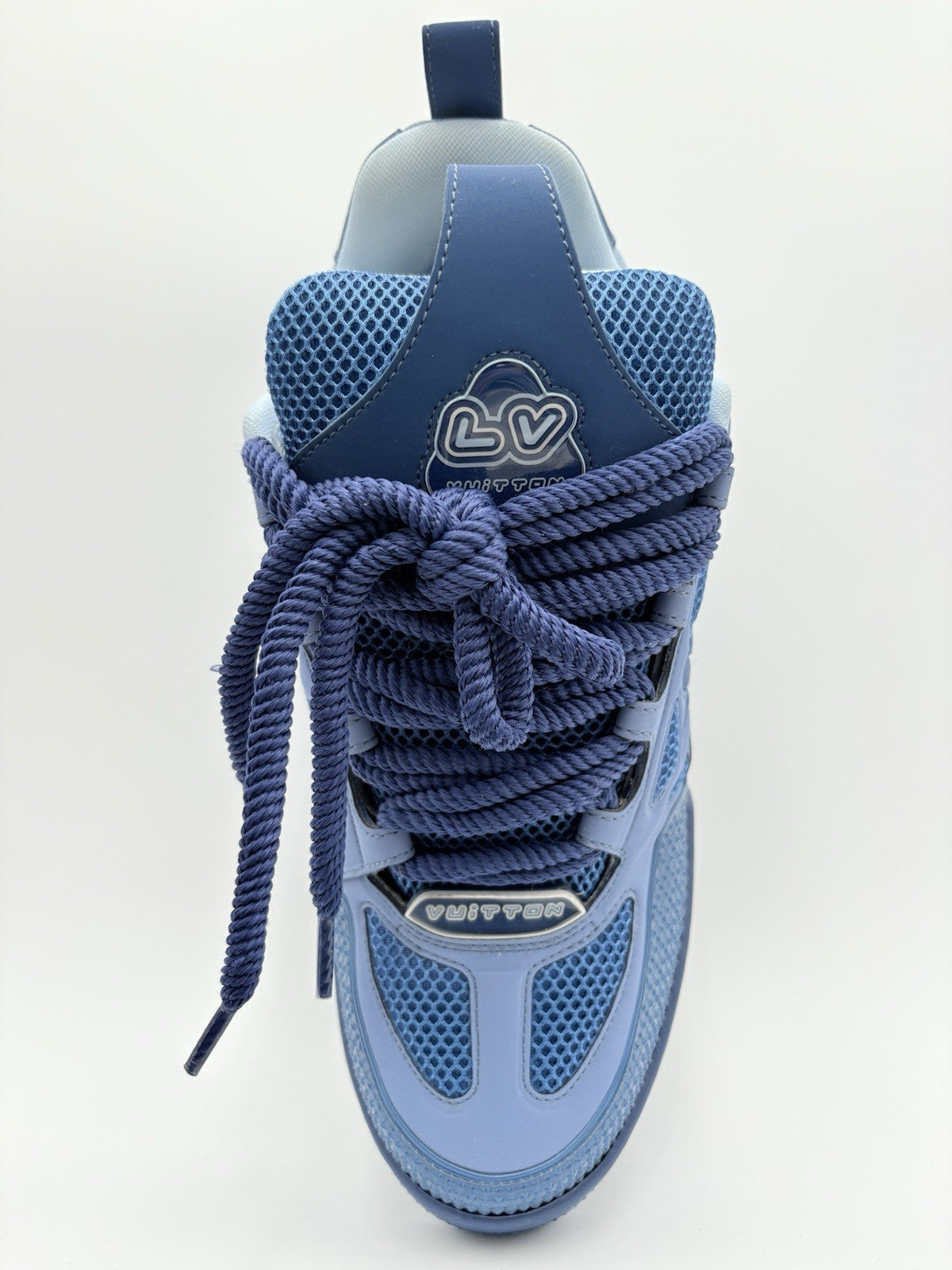 Size 9 LV (10-10.5 US) Louis Vuitton Skate ' Blue Light Blue ' | SUPER CLEAN!