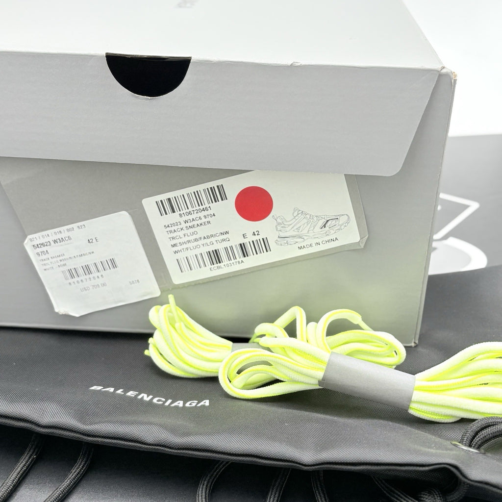 Size 42 (9 US) - Balenciaga Track ' White Yellow Blue ' | BRAND NEW!