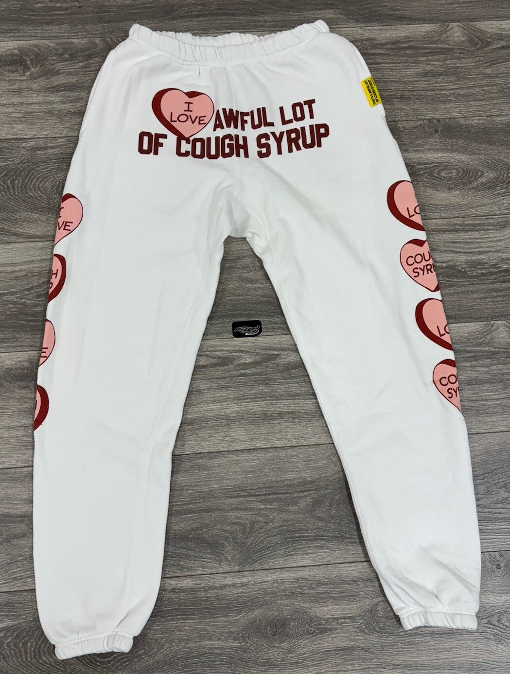 Size L - That's A Awful Lot Of Cough Syrup Sweatpants ‘ Valentines Day ‘ | NEW!