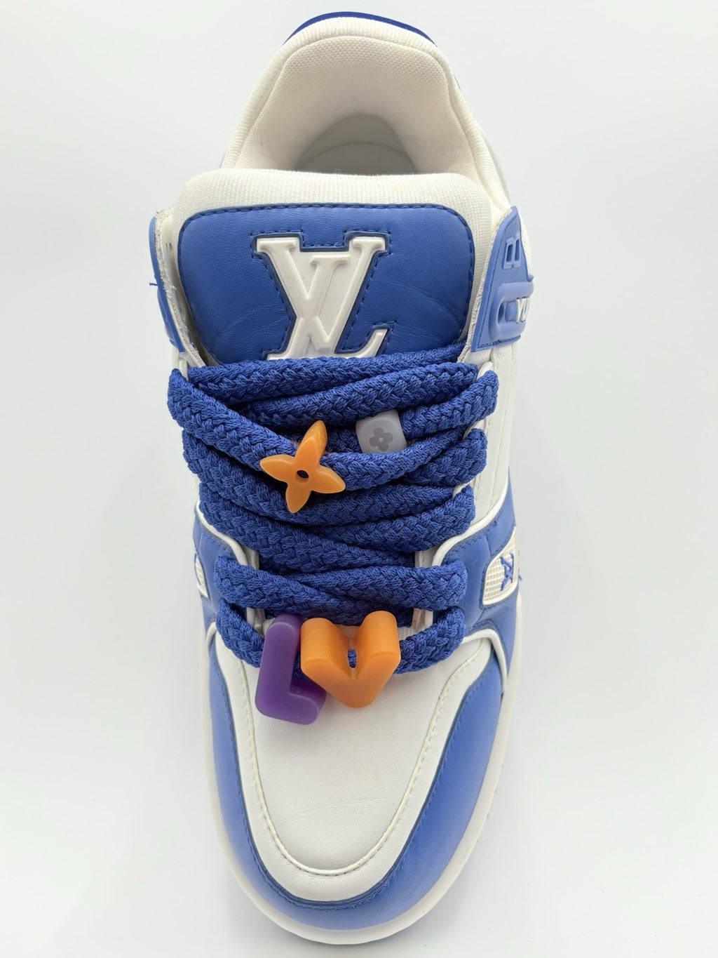 Size 9 LV (10-10.5 US) - Louis Vuitton Maxi ' Blue White ' | GREAT CONDITION!