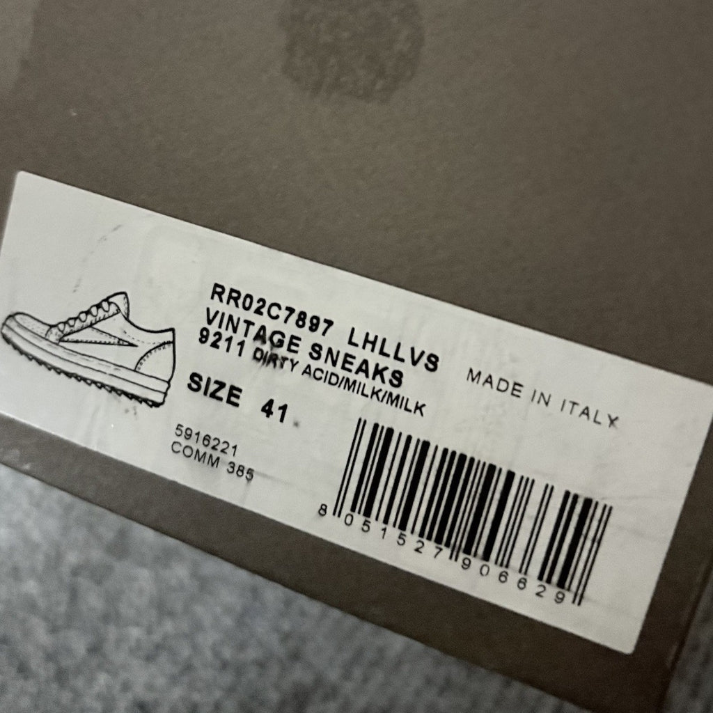 Size 41 (8 US) Rick Owens Low Leather  ' Acid Hair ' | SUPER CLEAN!