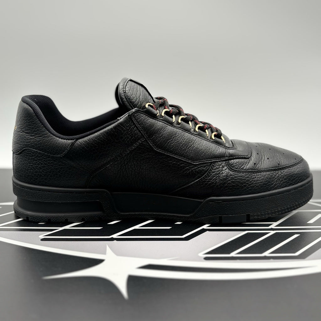 Size 9 LV (10-10.5 US) - Louis Vuitton Hardware Calfskin Trainer ‘ Black, Gold ‘