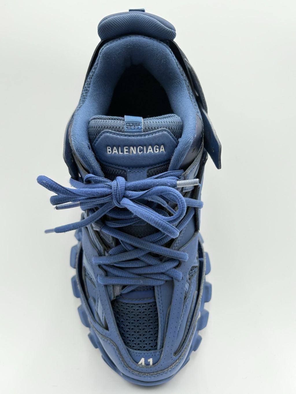 Size 41 (8 US) - Balenciaga Track LED Sneaker ' Navy '