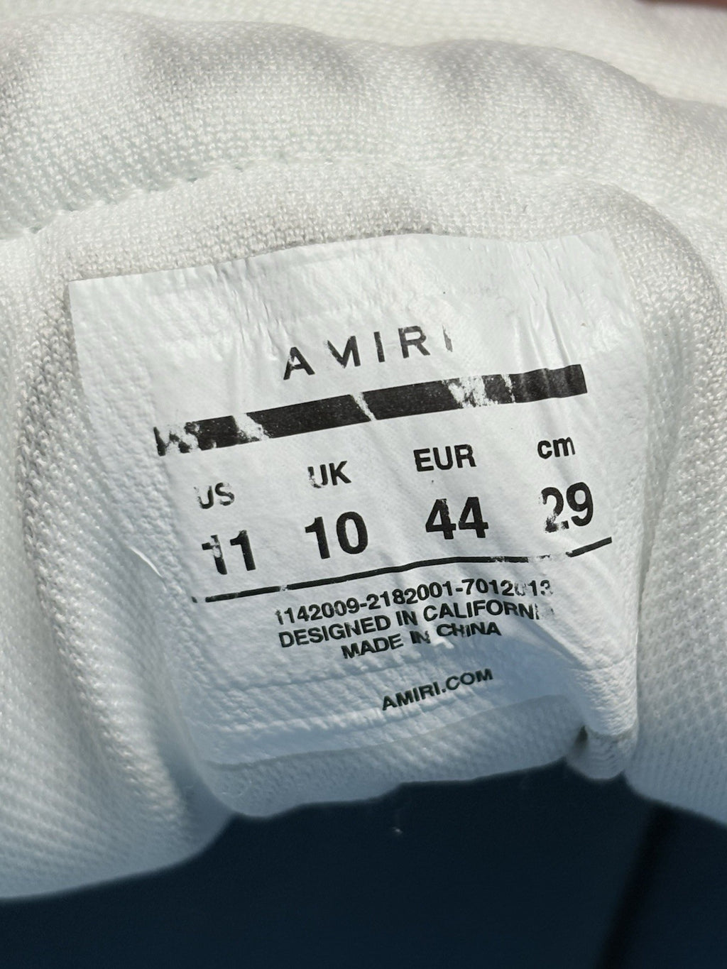 Size 44 (11 US) - Amiri Skel High Top ' Powder Blue White ' | GREAT CONDITION!