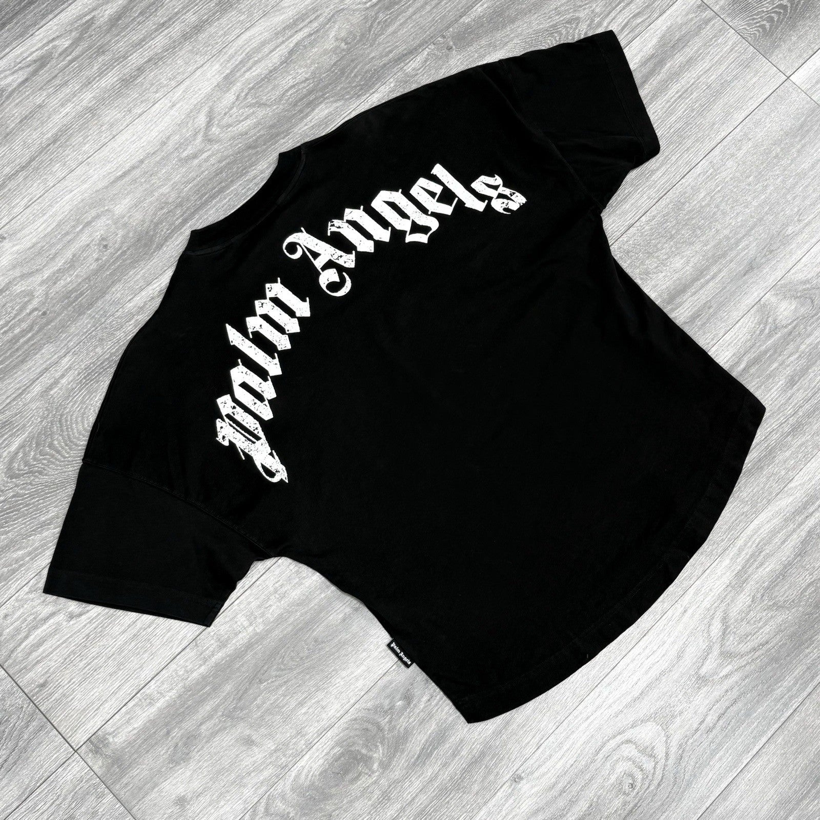 Size M - Palm Angels Classic Logo Over T-Shirt ' Black ' | GREAT CONDITION!