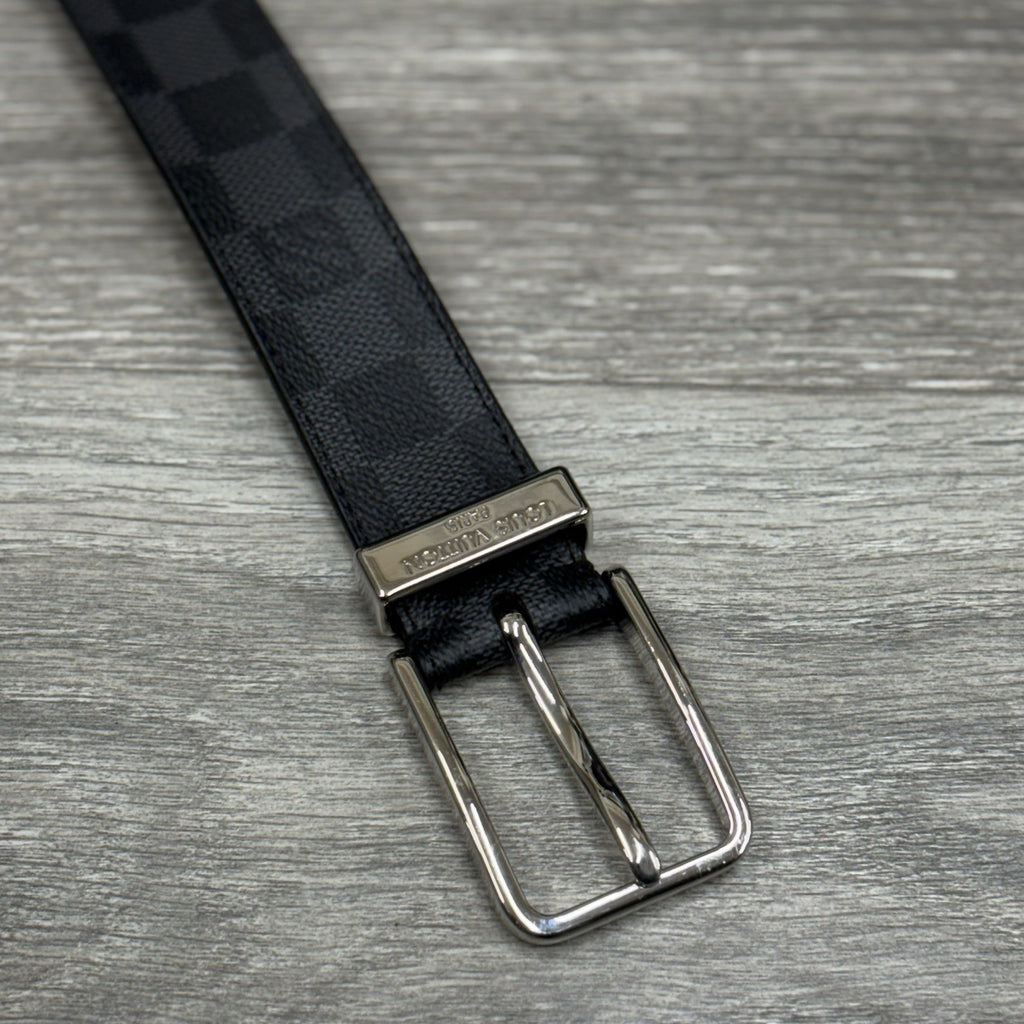 Louis Vuitton Pont Neuf 35mm Belt ' Damier Graphite '