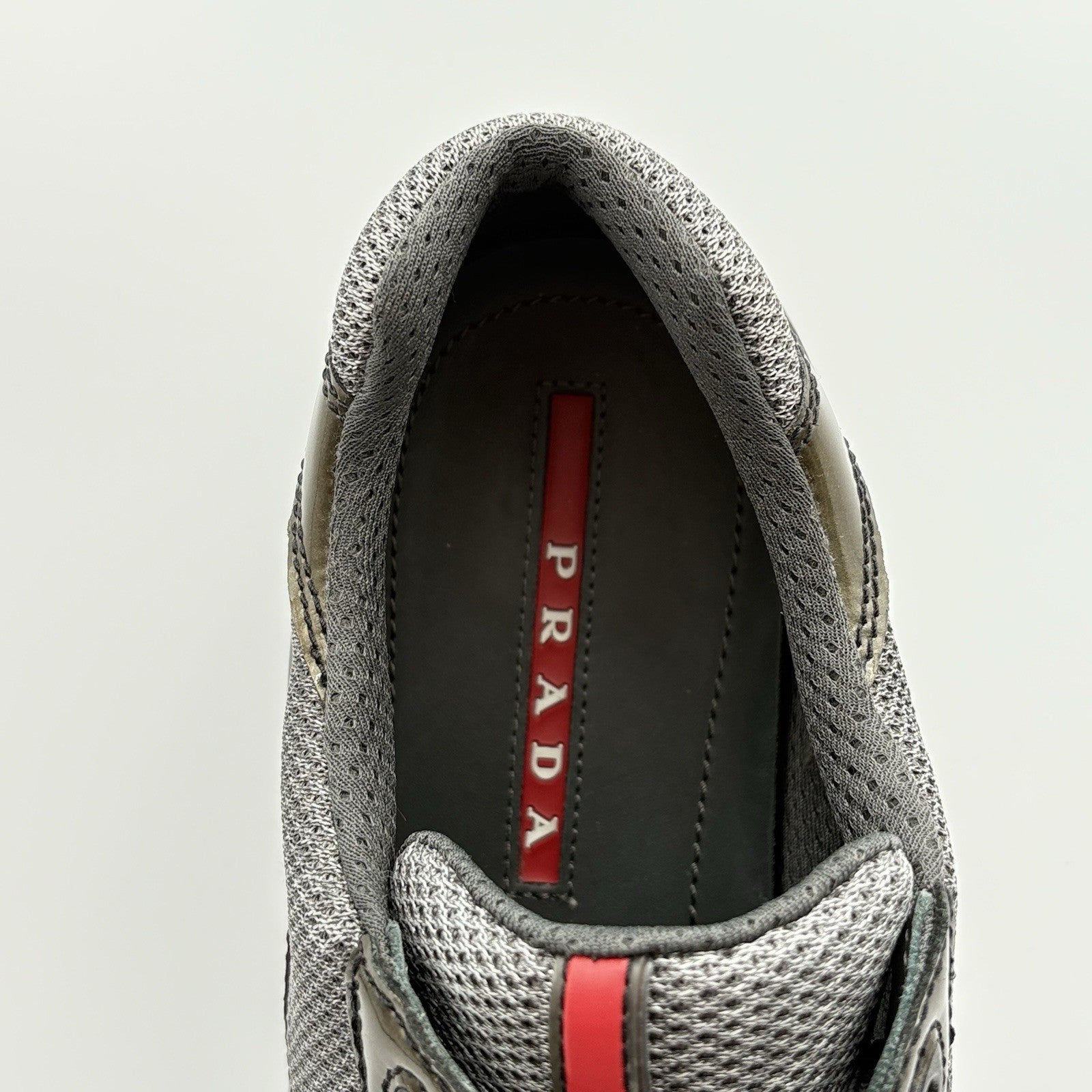 Size 8 UK (9 US) - Prada Americas Cup ' Burgundy Grey ' | SUPER CLEAN!