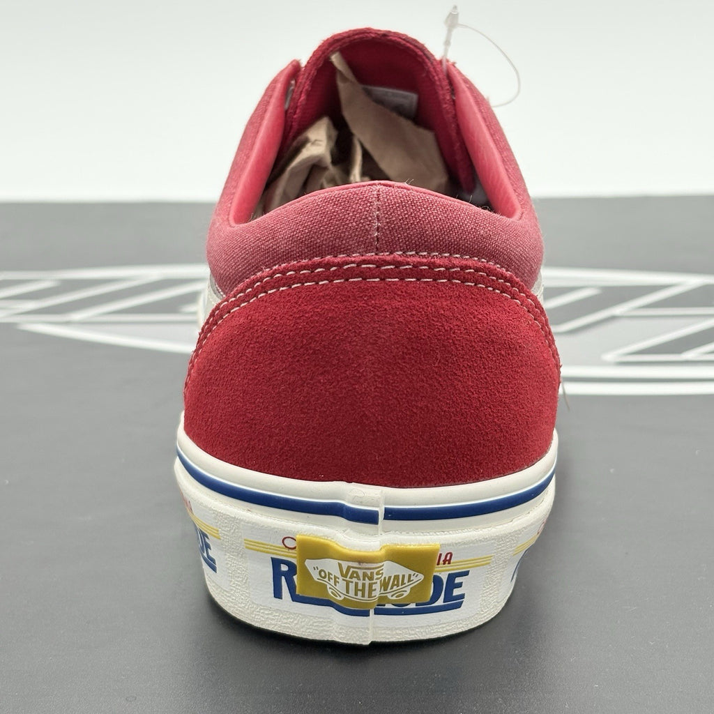 Size 11 - Rhude x Vans Bold Ni ' California Plate - Red ' | BRAND NEW!
