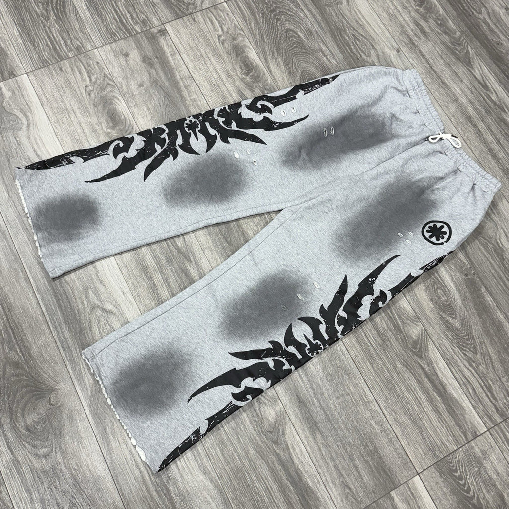 Size M - Lost Shdws Distressed Complexcon Exclusive Sweatpants ' Grey ' | NEW!