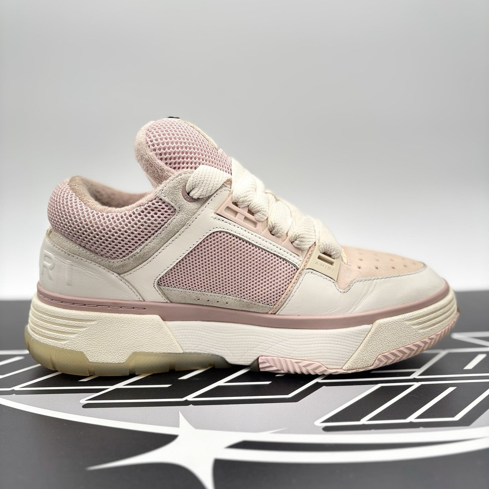 Size 43 (10 US) Amiri MA-1 ' White Pink ' | GOOD CONDITION!