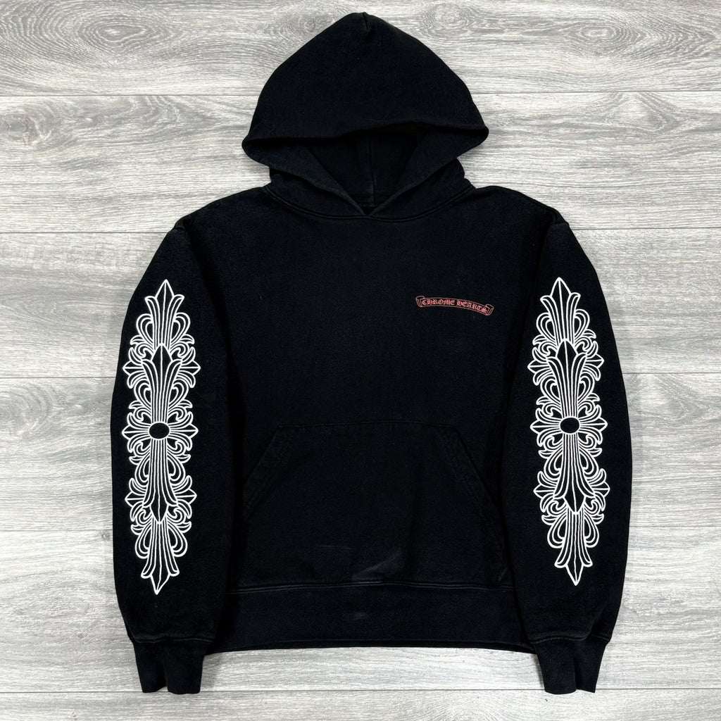 Size Small - Chrome Hearts x Matty Boy Flower Chomper Hoodie ' Black ' | CLEAN!