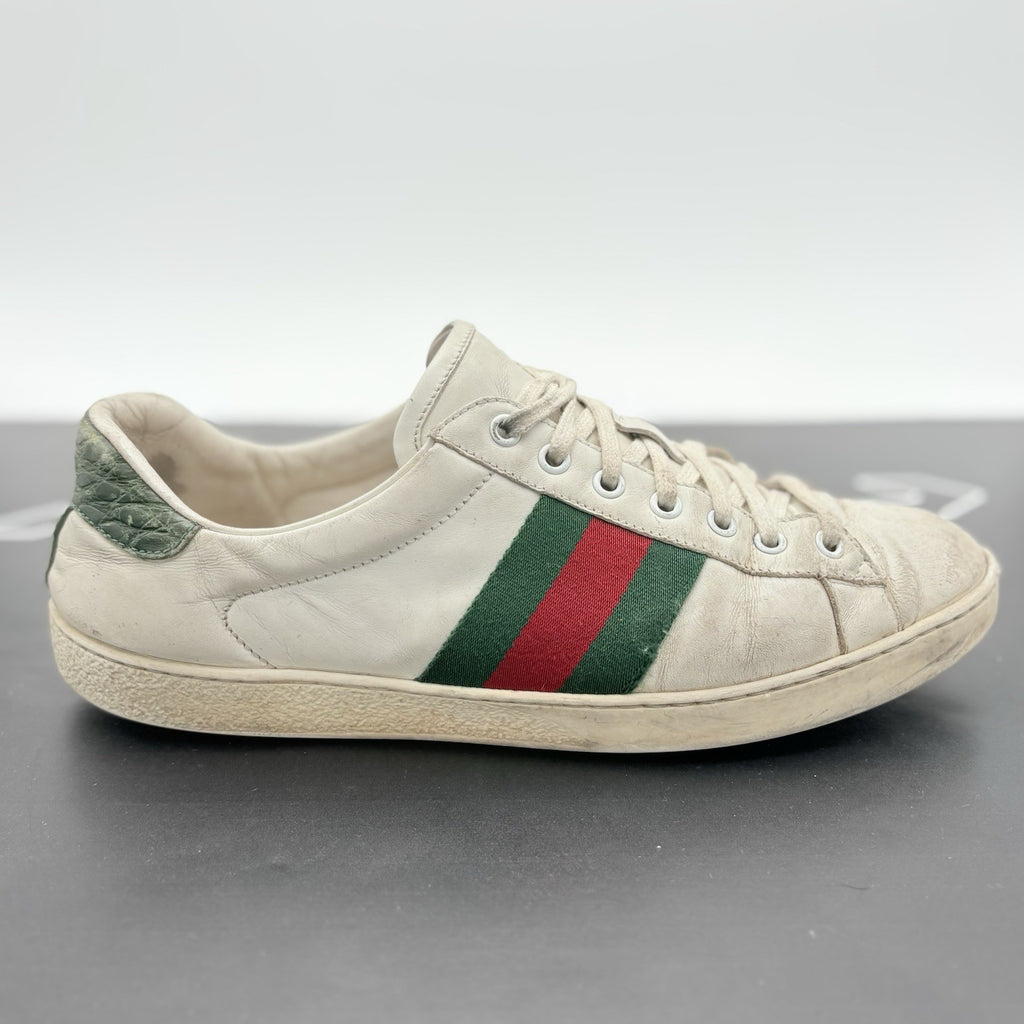 Size 10 G (10.5 US) - Gucci Ace ' Embroidered Snake '