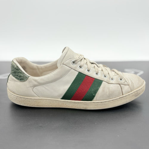 Size 10 G (10.5 US) - Gucci Ace ' Embroidered Snake '