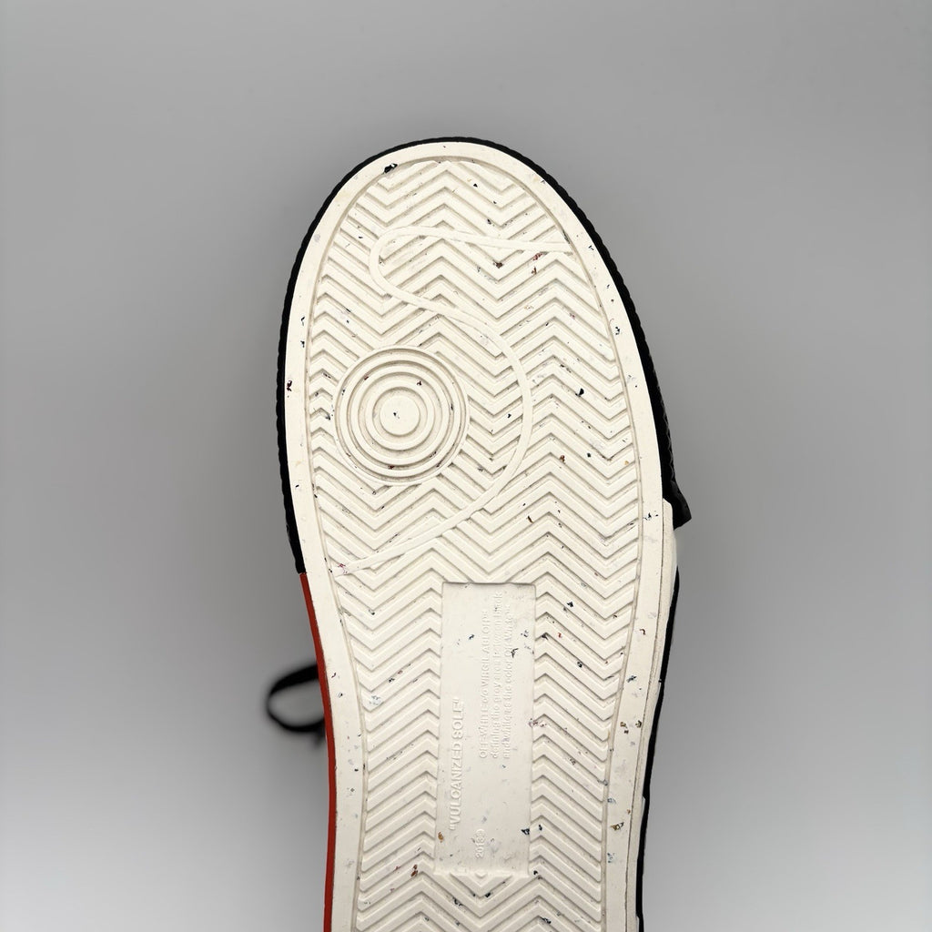Size 41 (8 US) Off-White Vulc Sneaker ' Canvas White, Black ' | GOOD CONDITION!