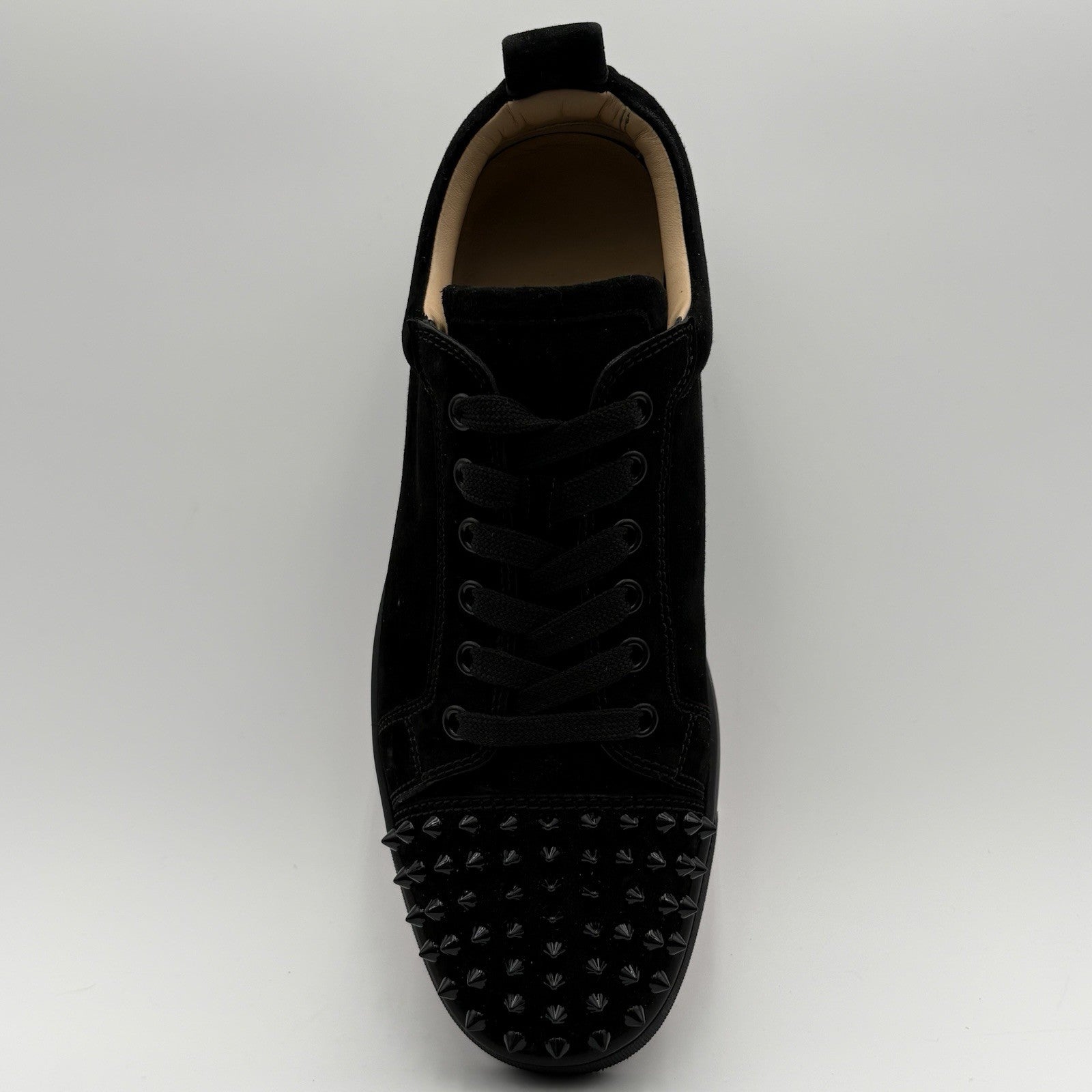 Size 41 (8 US) Christian LouBoutin Louis Junior  Spikes ' Black ' | GOOD COND!