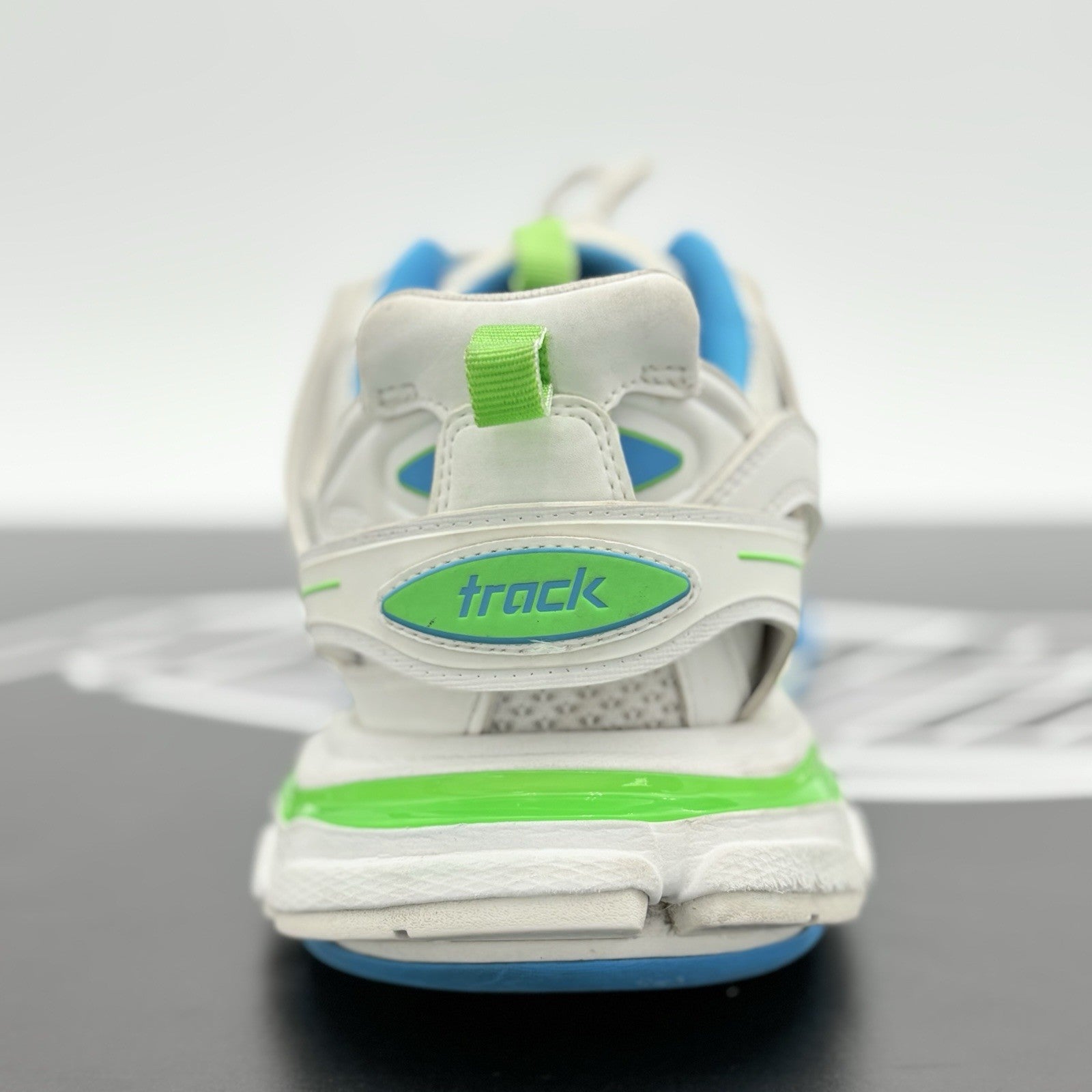 Size 43 (10 US) - Balenciaga Track ' White Blue Green ' | GREAT CONDITION!