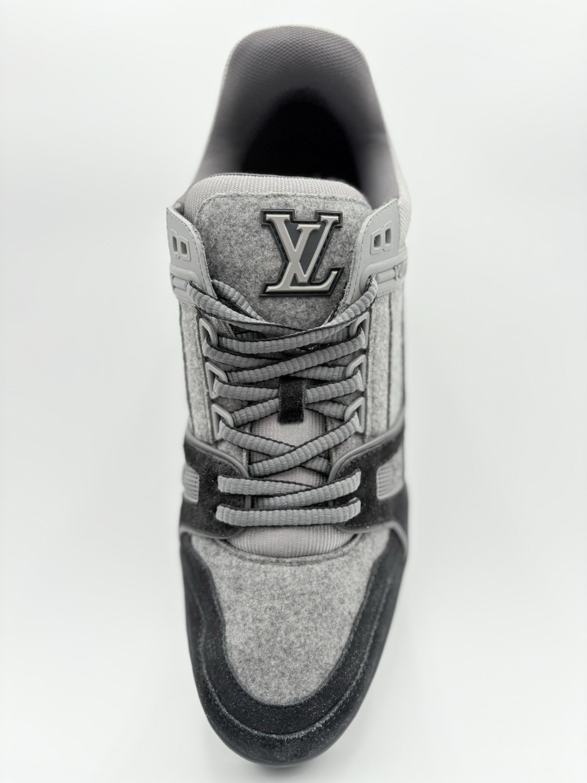 Size 9.5 LV (10.5-11 US) Louis Vuitton Trainer  ' Black Grey ' | SUPER CLEAN!