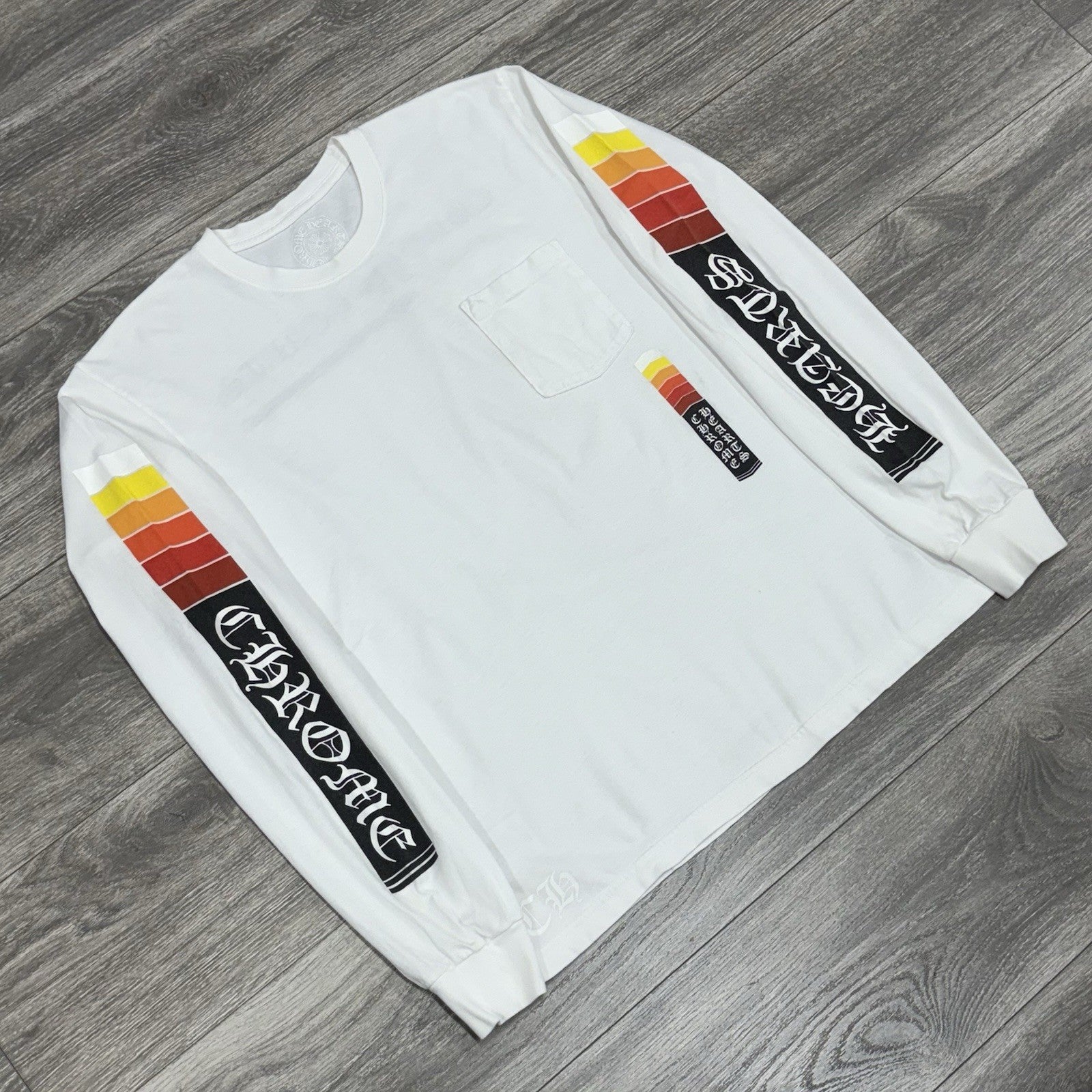Size Large - Chrome Hearts Boost Long Sleeve T-Shirt ' White ' | GREAT COND!
