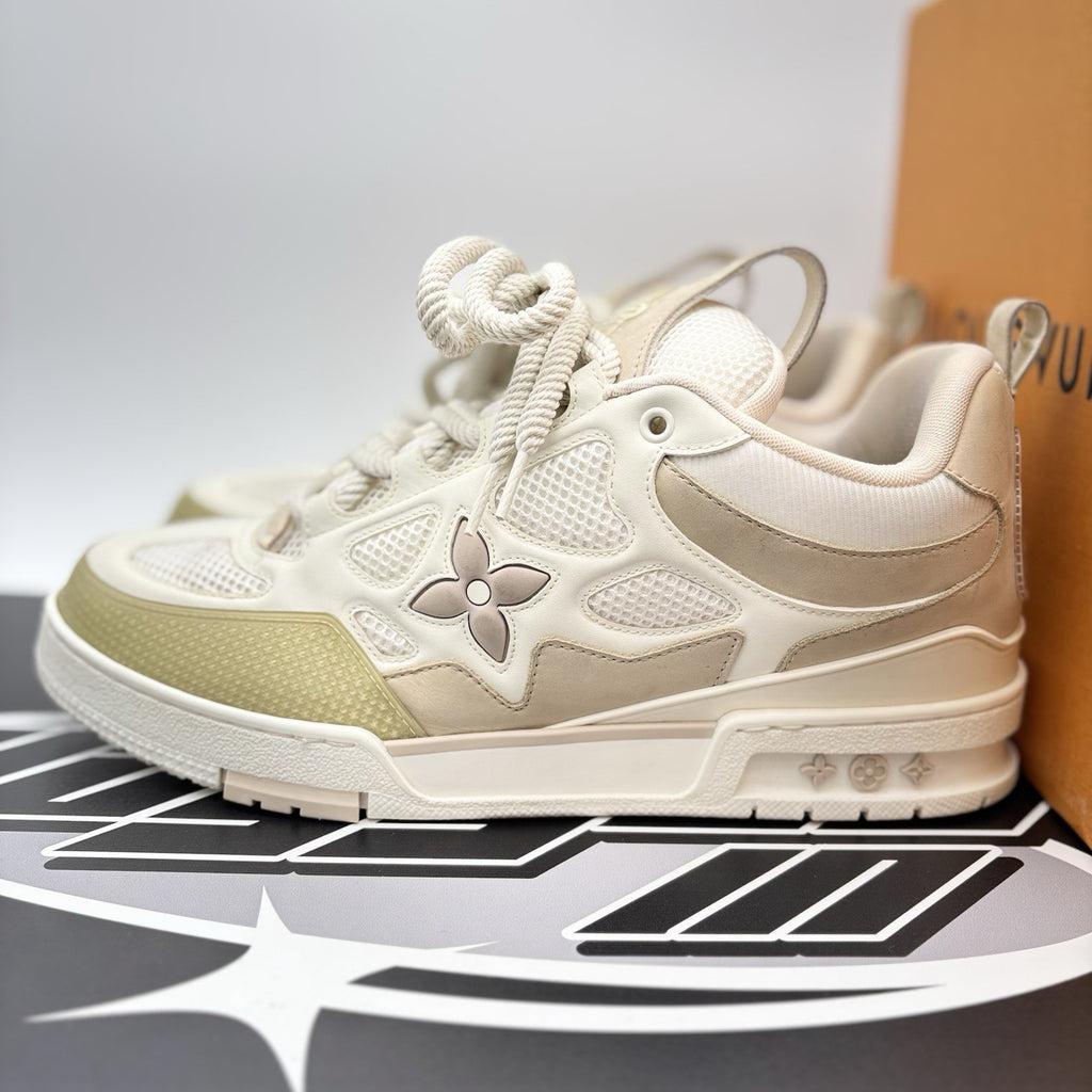 Size 10.5 LV (11.5-12 US) Louis Vuitton Skate ' White ' | GOOD CONDITION!