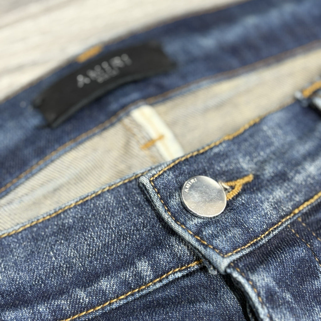 Size 38 - Amiri Stack Jeans ' Blue ' | SUPER CLEAN!