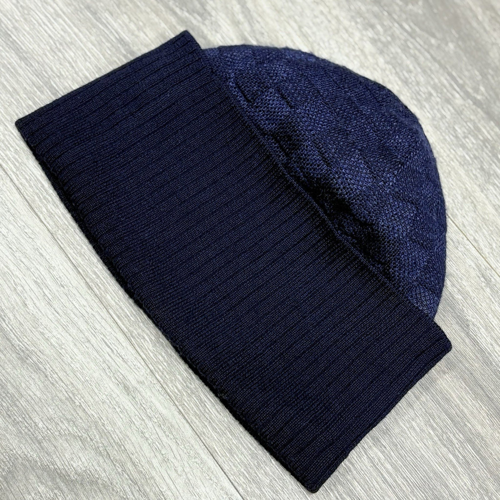 Louis Vuitton Wool Petit Damier Beanie ' Navy ' | GOOD CONDITION!
