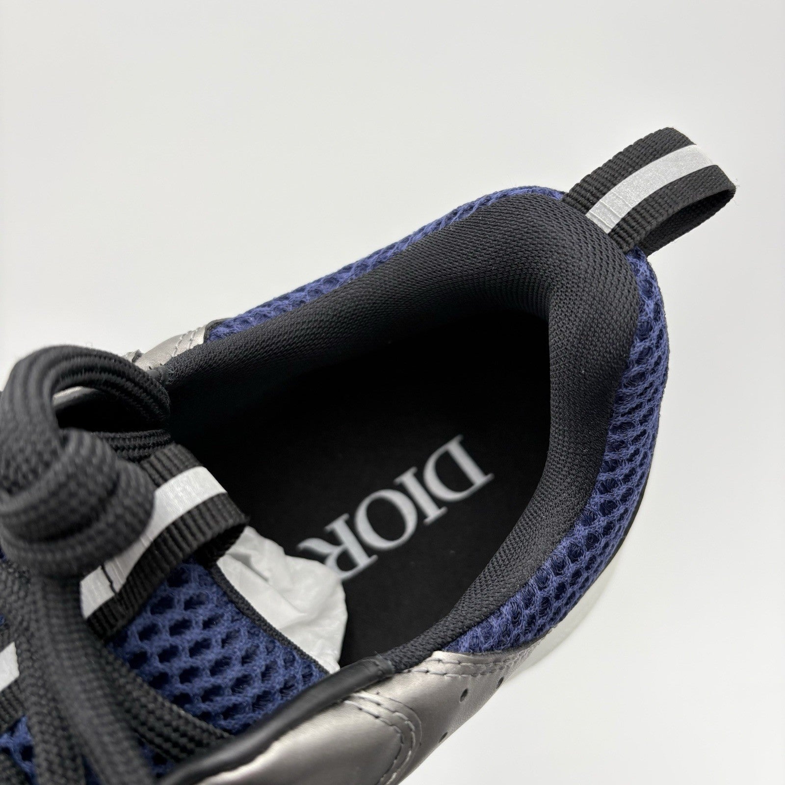 Size 43 (10 US) - Dior B22 Reflective Sneaker ' Silver Blue ' | NEW!
