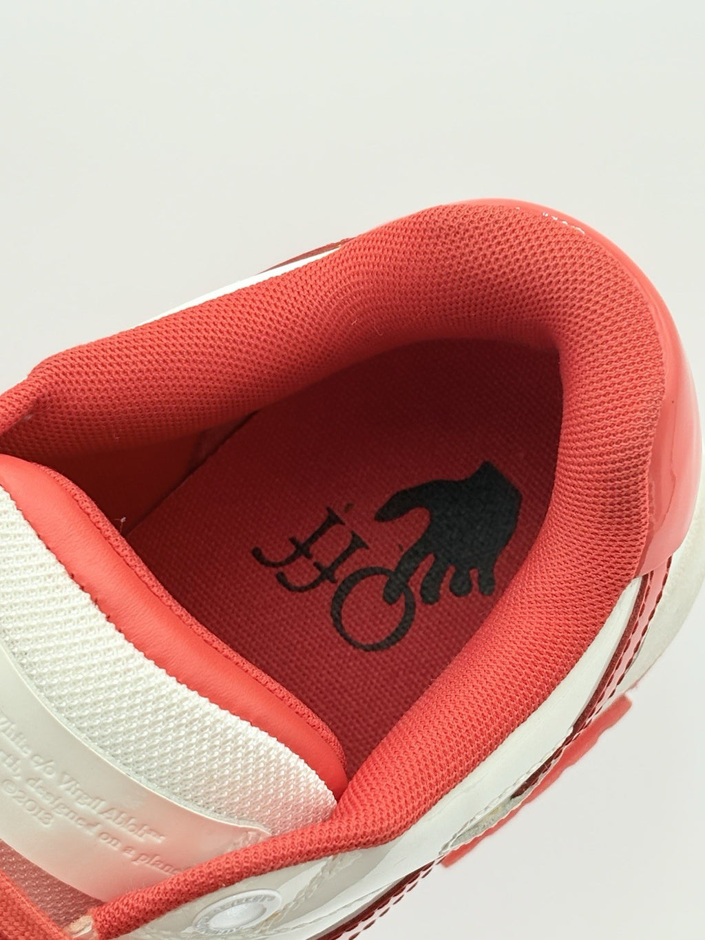 Size 42 (9 US) Off White Out of Office Patent Leather ' White Red ' | GREAT COND
