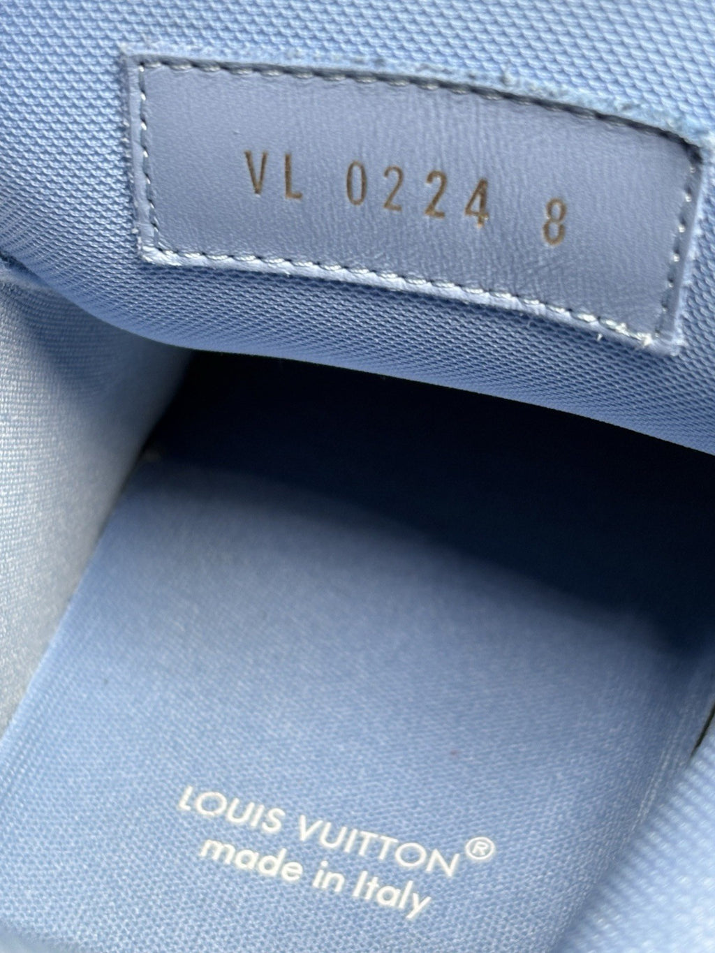 Size 8 LV (9-9.5 US) Louis Vuitton Denim Maxi ' Light Blue ' | SUPER CLEAN!