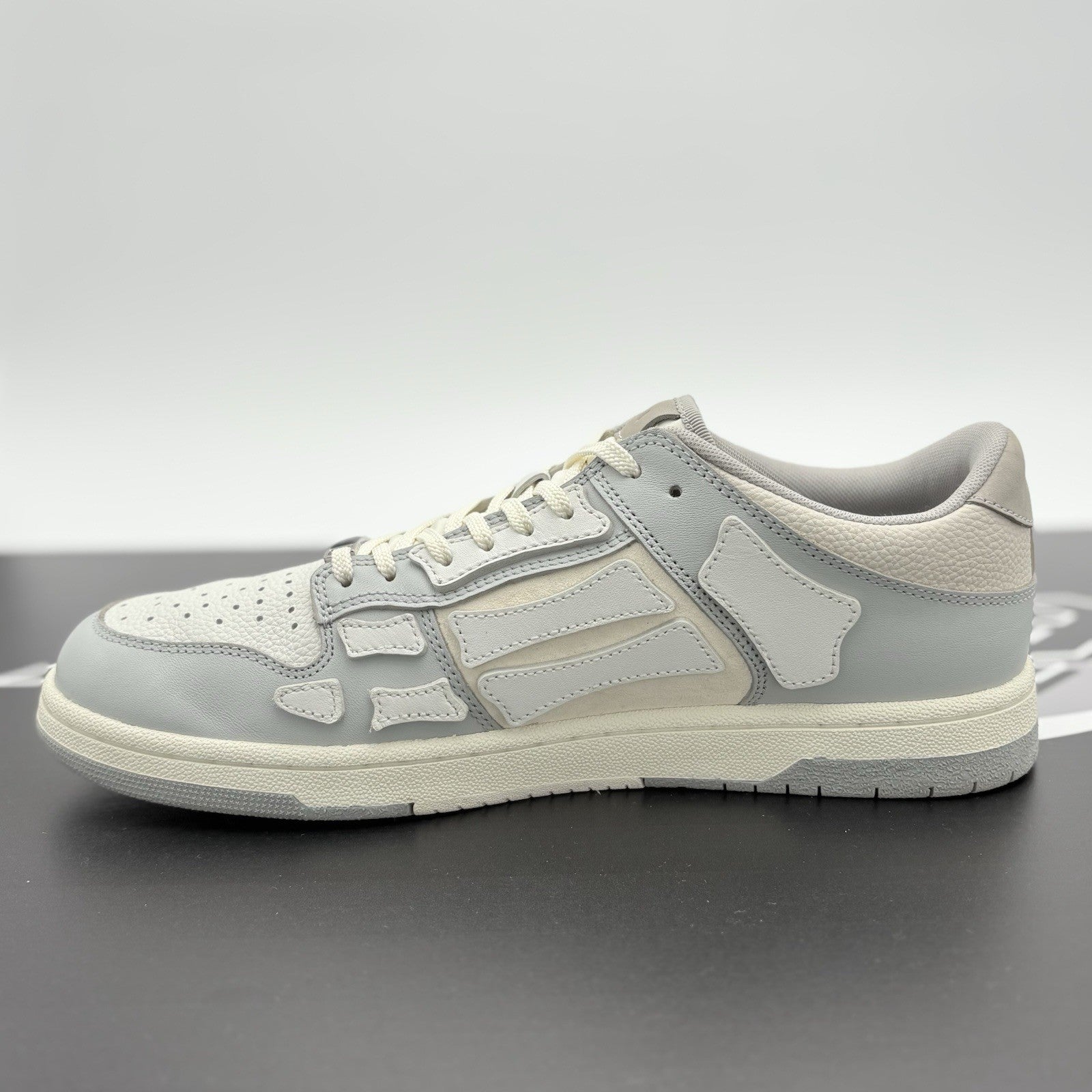 Size 45 (12 US) Amiri Skel Low Top Sneakers ' Grey ' | SUPER CLEAN!