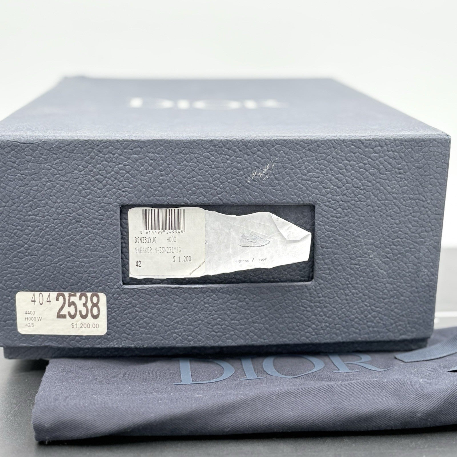 Size 42 (9 US) - Dior B22 Sneaker ' White Reflective ' | GREAT CONDITION!