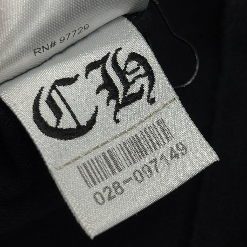 Size Small - Chrome Hearts Collar Print T-Shirt ' Black White ' | GOOD CONDITION