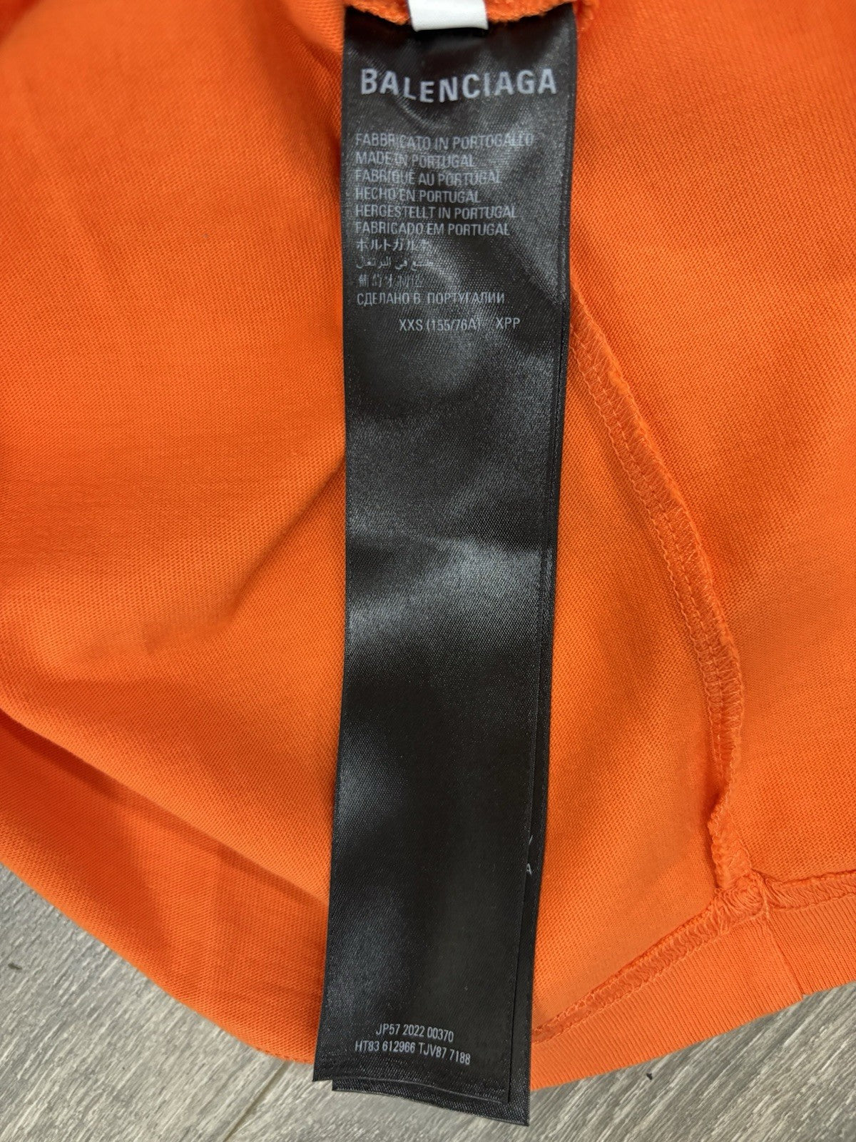 Size XXS - Balenciaga Casual T-Shirt ' Fluorescent Orange ' | NEW!