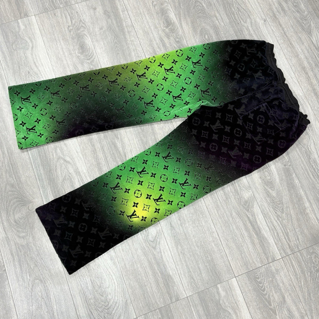 Size XXL - Louis Vuitton Monogram Velvet Sweatpants ' | SUPER CLEAN!