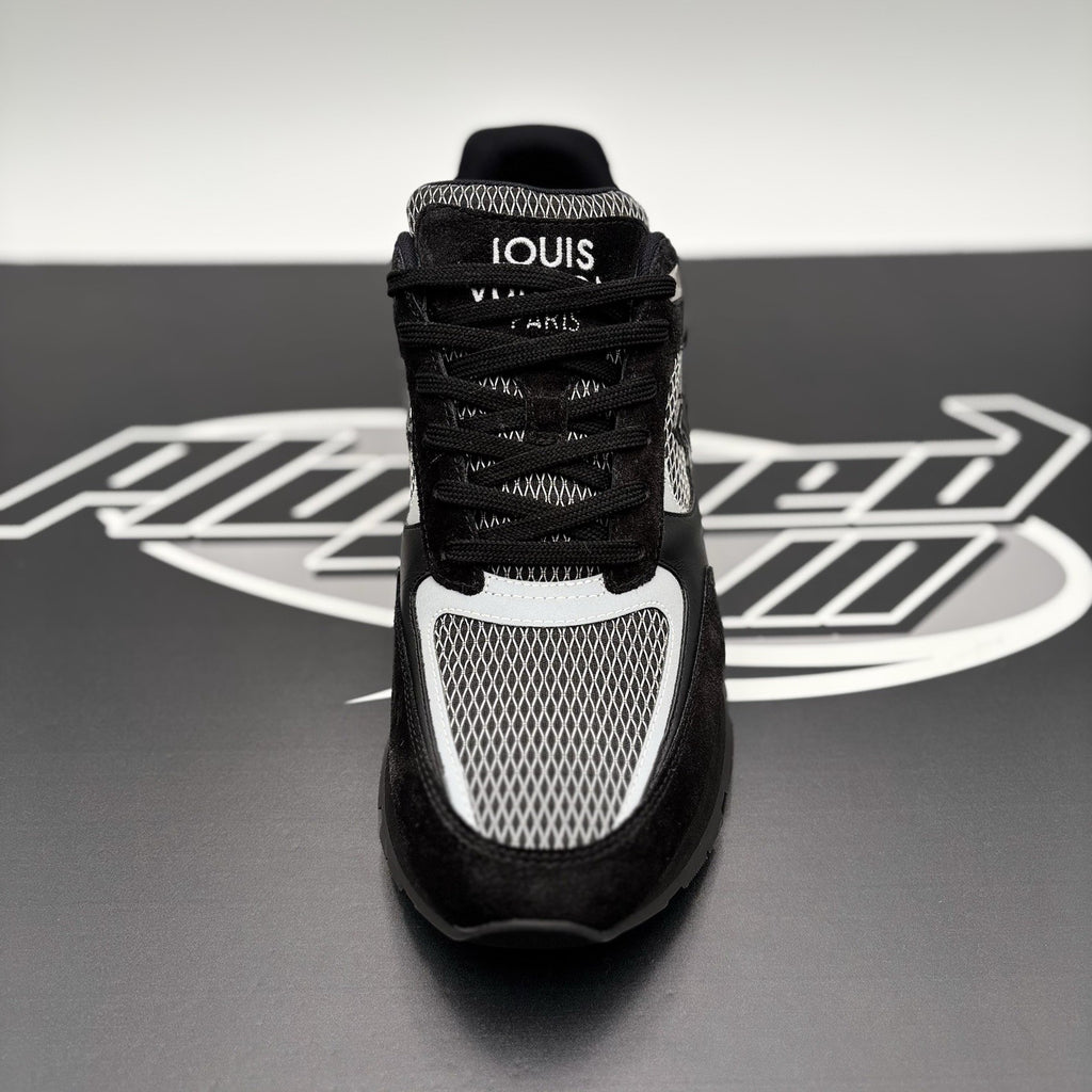 Size 8 LV (9-9.5 US) Louis Vuitton Run Away Low ' Black ' | EXCELLENT CONDITION!