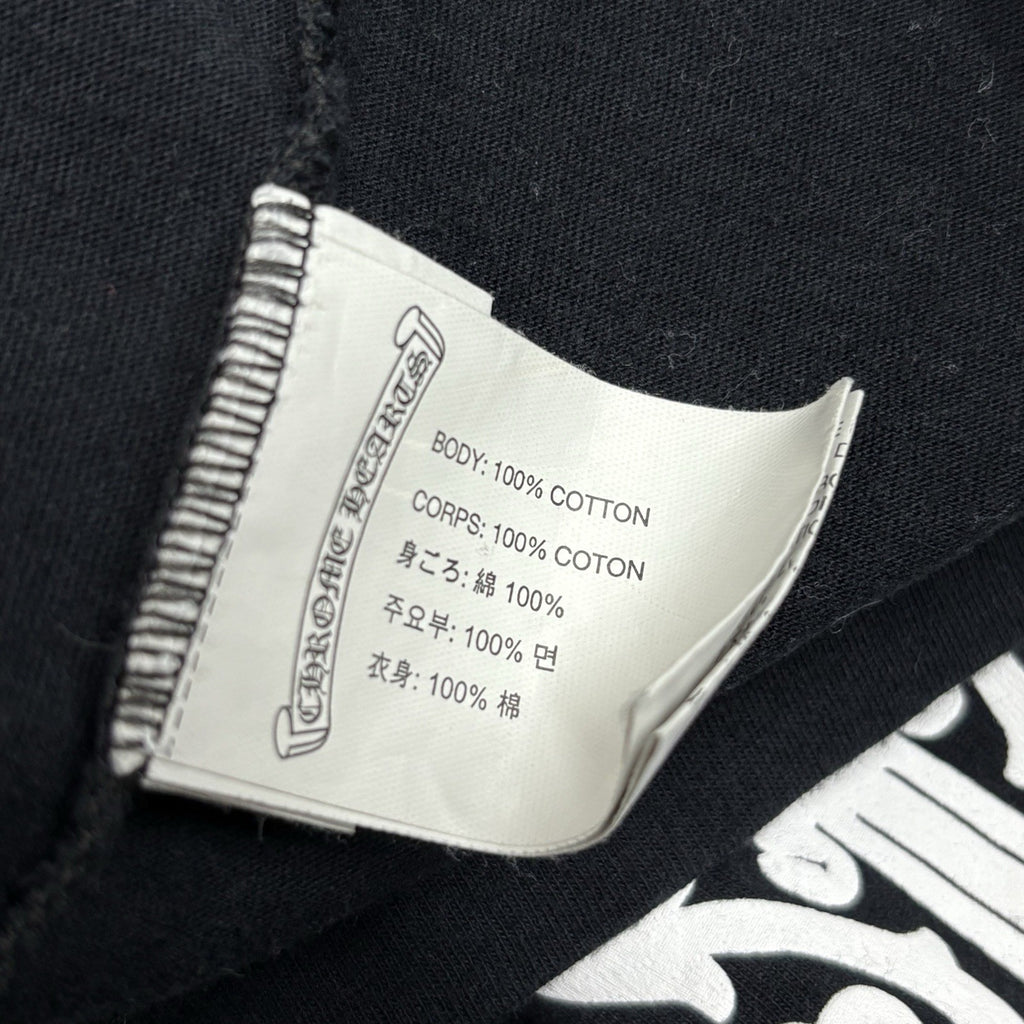 Size S - Chrome Hearts Dagger & Vine Spine Long Sleeve ' Black ' | SUPER CLEAN!